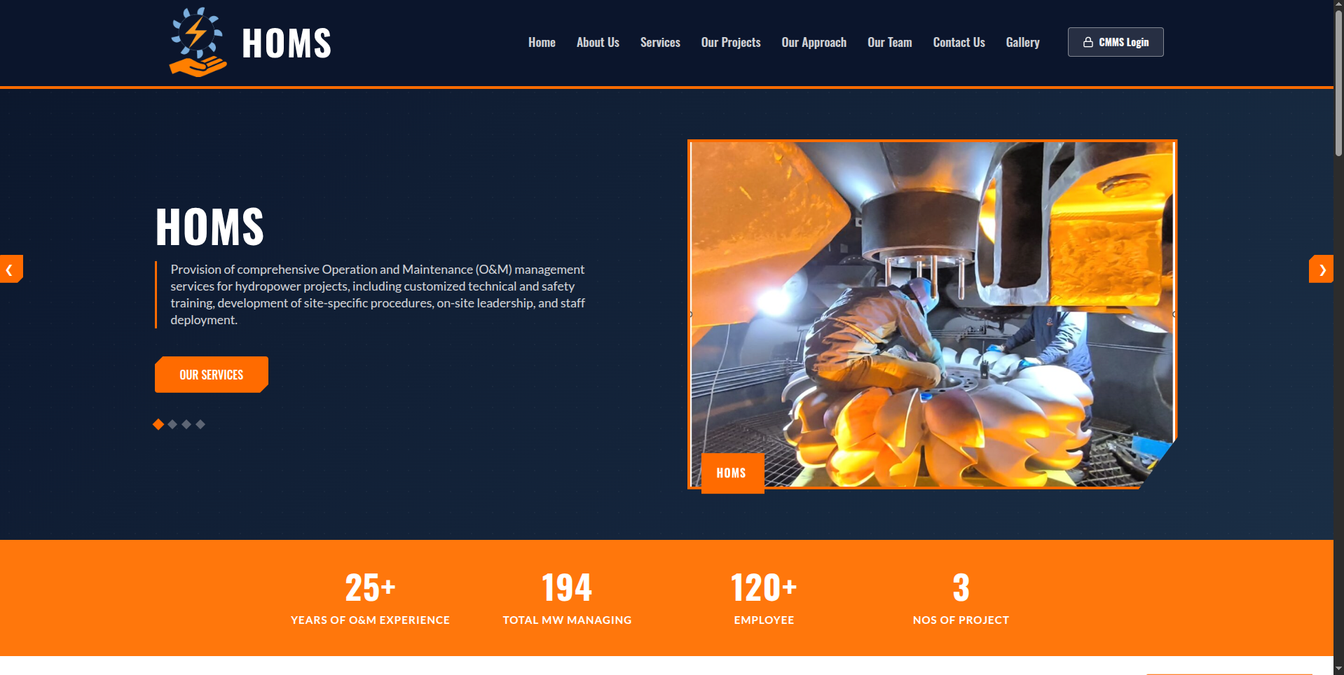HOMS Website