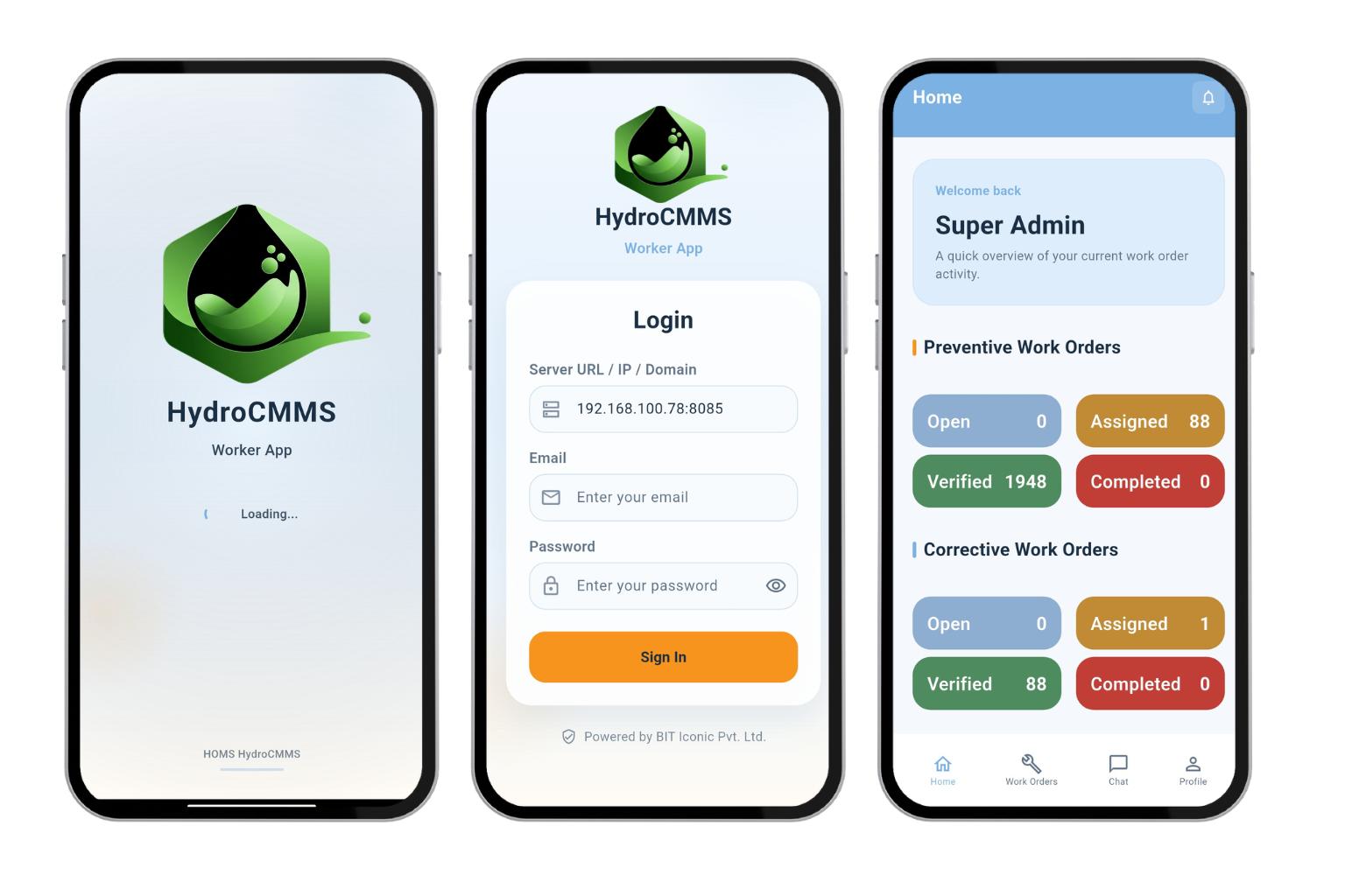 Hydro CMMS Worker App